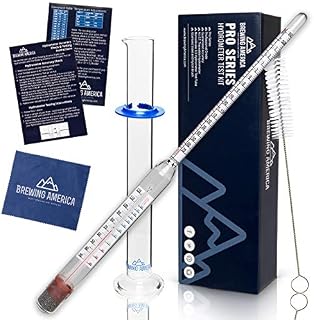 Thermo-Hydrometer ABV Tester Triple Scale for BEER/WINE - Pro Series American-made Specific Gravity