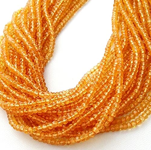 Citrine naturelle facettée de qualité supérieure pour création de bijoux uniques