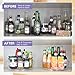 GUZON 4 Pack Lazy Susan Organizer for Cabinet, Upgraded 11.5