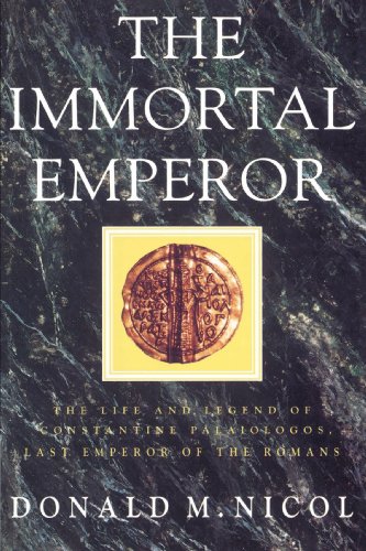 Portada de The Immortal Emperor: The Life and Legend of Constantine Palaiologos, Last Emperor of the Romans