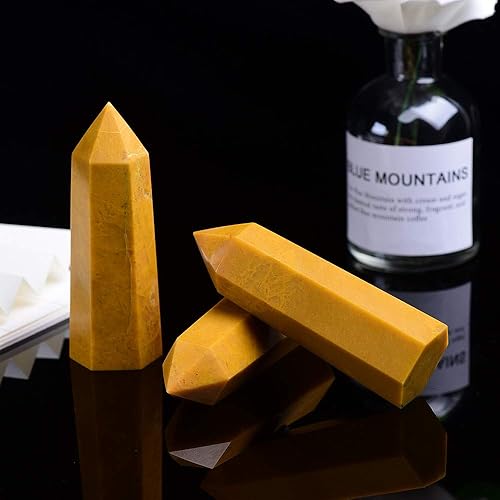 Miniatura 4 de Runyangshi - 8 varitas curativas de cristal natural, varitas de cristal curativo de un solo punto, piedras de chakra reiki de 6 facetas, prisma