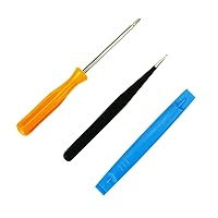 Vista 3 de CTHTBZ 4PCS Replacement Kickstand Bracket Holder for Nintendo Switch, Soft Touch Plastic Back Kick Stand With Repair Tool Kit Part Compatible with