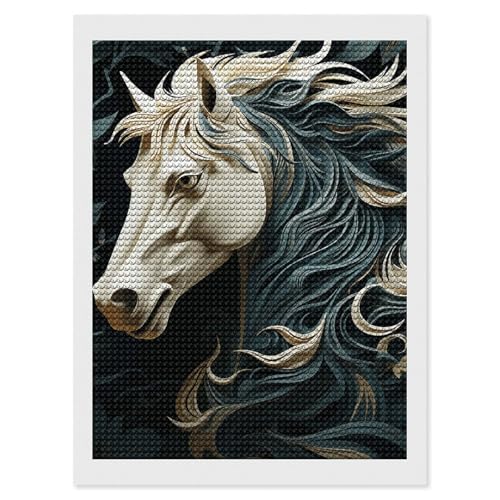 Loisir créatif diamant 5D cheval pour s'évader et créer
