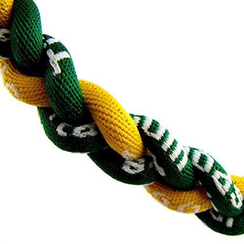 MapofBeauty 18" Sport Style Two Colors Fashion Three Braided Rope Tornado Necklace2