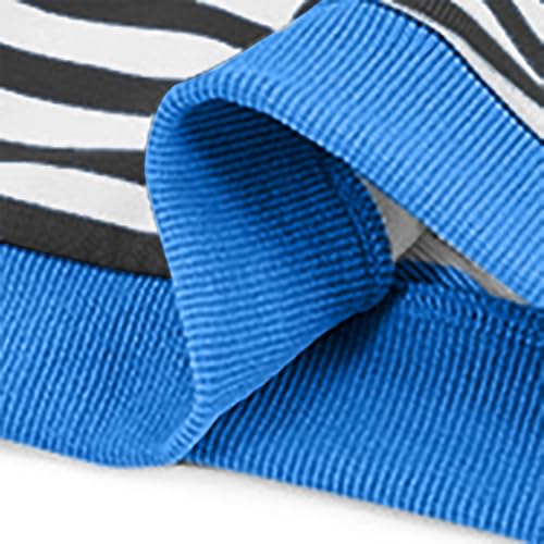 Girls Oversized Striped Sweatshirt Crewneck Long Sleeve Shirt Casual Loose Cute Tops Fall Fashion Preppy Clothes 3-14 Years4