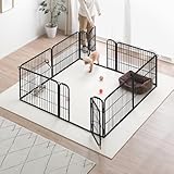 タンスのゲン ペットサークル 高さ 60cm 2ドア バリアフリー 屋内外兼用 組み替え可能 ダブルロック ペットケージ 犬用 シンプル 83900004(105801)