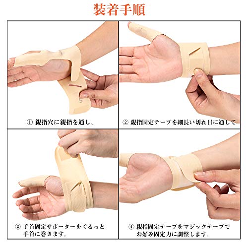 Meidlan 親指 手首サポーター 腱鞘炎 無縫製テーピング 固定力調整可 家事用 男女兼用 2枚入り L Health Personal Care Hygiene Nbsp Supplies Nbsp And Nbsp Health Nbsp Care サポーター 手首 手用 Whenbuy Jchere Com