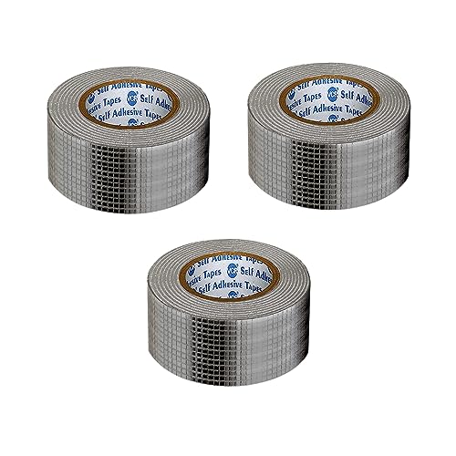 VCR Butyl Tape - 5 Meters in Length 48mm / 02" Width - 1 Roll Per Pack - Butyl Tape for Pipe and Water Leakage, Aluminium Rubberised Tape, Waterproof and Weatherproof Tape, Grey product image 10