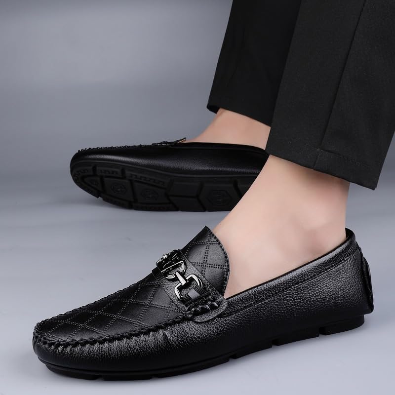 Comfort Soft Men Oxford Shoes Men's Slip-On Loafers Patent Leather Wedding Dress Shoes for Business Formal2