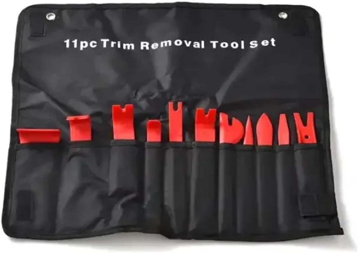 11pcs Audio Trim Removal Tools Auto Body Car Panel Repair Tools Interior Upholstery Roll Trim Hammer Panel Removal