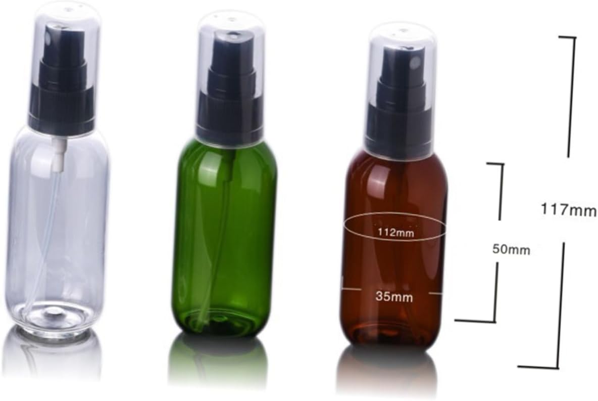 Didiseaon 5 Pack 50ml PET Spray Bottles with Cap for Indoor Outdoor Use image 5