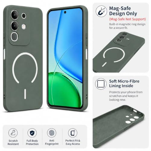 SBMS Vivo T4x 5G Silicone Case Green - Image 6