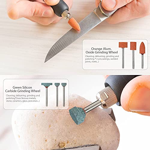 Rotary Tools Multipurpose Power Rotary Tools 378 Pieces for Multifunctional Tools Universal Accessories Easy for Cutting, Grinding, Polishing, Drilling and Engraving with Carrying Case - Thumbnail 6