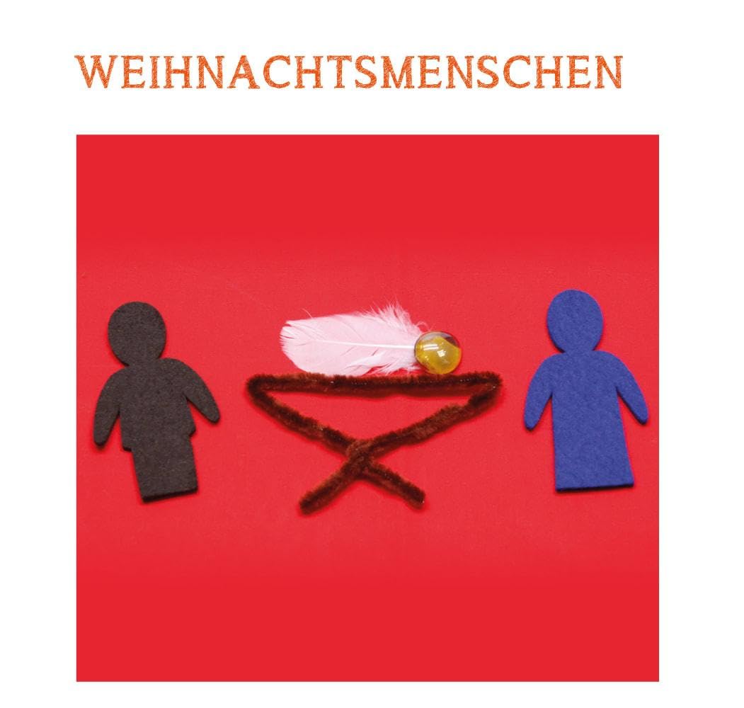 Erzähltasche für Advent und Weihnachten: Die Weihnachtsgeschichte als Bodenbild: Set mit Buch, Karten und Filz-Figuren. Für die Kita, Krippenspiele oder den Religionsunterricht