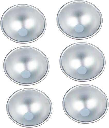 DOITOOL Molde de aluminio para tartas hemisferio, molde de media bola, molde para tartas hemisferios, postres, pudín, para hornear, molde de