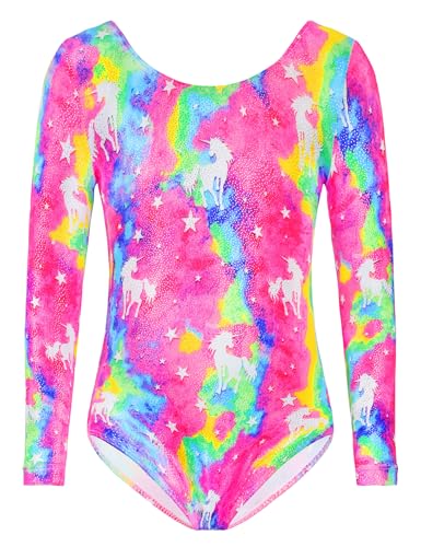 Image of TENVDA Girl's One Piece Swimsuit Sparkle Sleeveless One-Piece Bathing Suits Swimwear for Kids 2-12 Years Old
