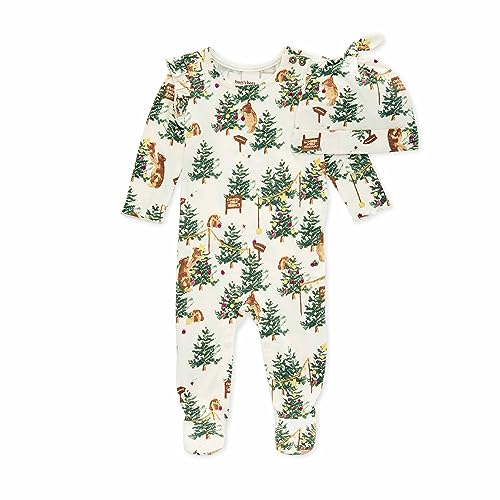 Image of Burt's Bees Baby Romper Jumpsuit, 100% Organic Cotton One-Piece Outfit Coverall