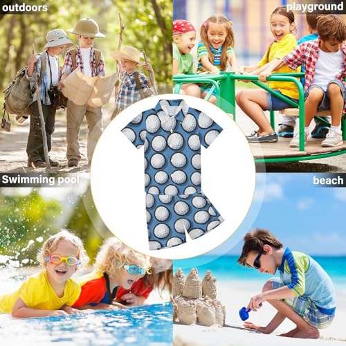 Image of Boccsty Ice Cream Drip Boy Summer Shorts Sets Hawaiian Toddler Boys T-Shirt & Pants 2 Pcs 3T-10T