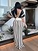 KANSOON Crochet Skirt Sets Women 2 Piece Outfits Knit Striped Hollow Out Short Sleeve V Neck Drawstring Top Maxi Skirts Set