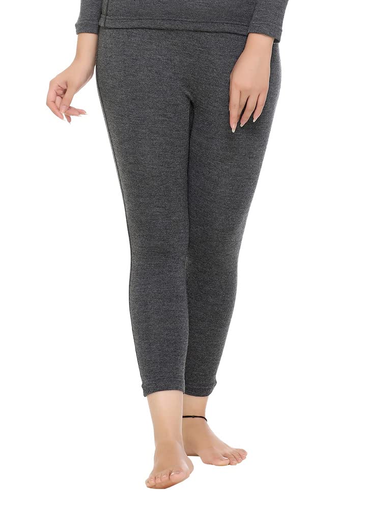 Solid Women Rib Pure Wool Bottom Thermal (27011 Pack of 1 PC)-image-30