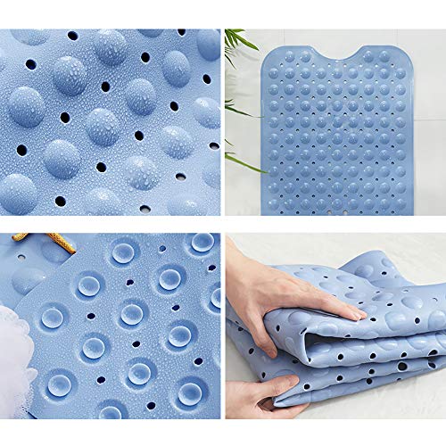 Tapis de bain antidérapant grand format tapis de baignoire extra long durable - 4