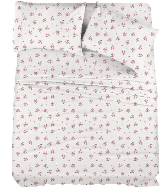 Image of Utopia Bedding Queen Sheet Set, Soft Microfiber 4 Piece Bed Sheets with 15 inch Deep Pocket - Easy Care Brushed Microfiber (Quatrefoil - Navy)