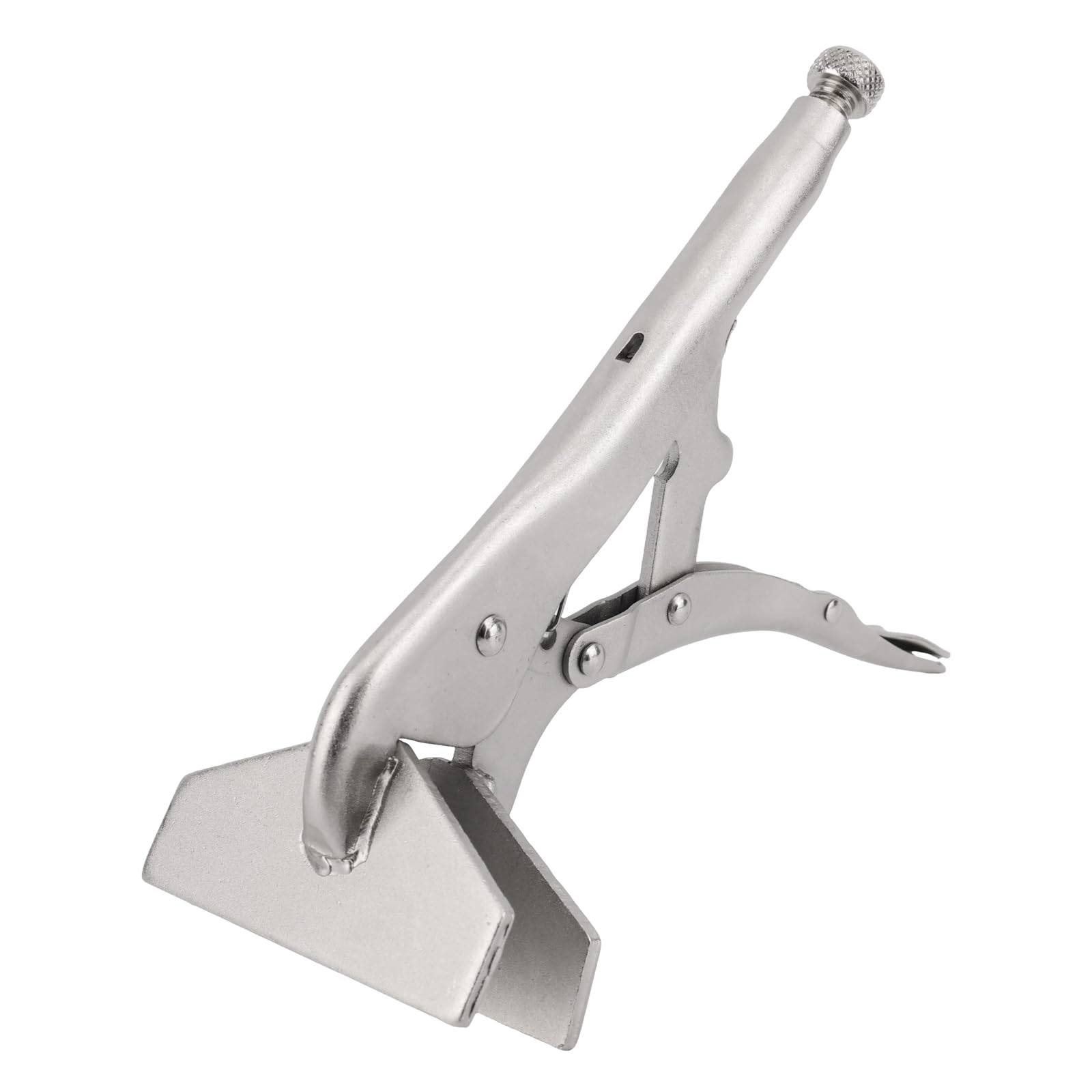 10-Inch Locking Sheet Metal Clamps, Heavy Duty Welding Pliers Duckbill Clamps Heat-Treated Sheet Metal Grip Tool for Fabrication & Metalwork Quick-Lock Release Adjustable Jaw