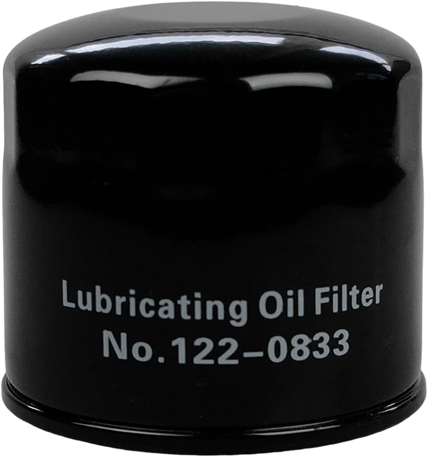 4PCS 122-0833 Oil Filter, Replacement for Cummins 1220833, Compatible with Onan HDKAJ,HDKAH,HDKAK Model Generators