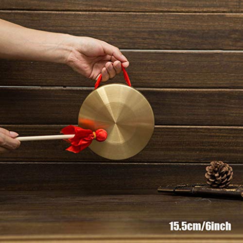 Generic Copper Gong W / Stick Hand Music Percussion Beat Toys - Image 7