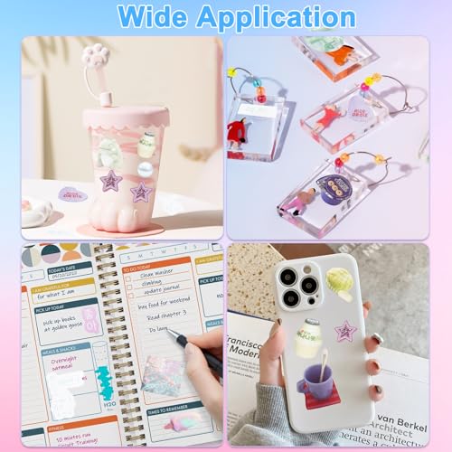 Image of 800Pcs Cute Scrapbook Stickers Travel Japanese Sticker Book for Adult Kawaii Korean Stickers for Journaling Heisei Retro Aesthetic Sticker Bulk Manga Style Decor for DIY Crafts Junk Journal Gifts Sea