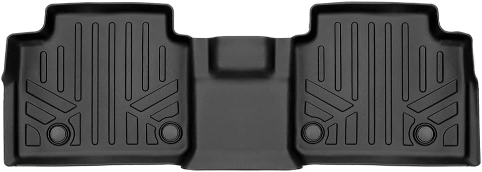 SMARTLINER All Weather Custom Fit 2nd Row Floor Mat Liner Set Compatible with 2021-2025 Jeep Grand Cherokee L (Only Fits 6 Passenger Models with 2nd Row Center Console)