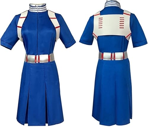 Cosplay Life My Hero Shoto Todoroki Anime Academia Student Cosplay - Conjunto completo de disfraz con falda, camisa, chaleco y cinturón