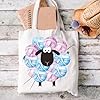 LEVLO Stricktasche, Strickgeschenk, Strickgeschenk, Geschenk für Stricker, Strickliebhaber, Geschenke, Strickgarn, Einkaufstasche, Tragetasche aus Wolle, Schaf, Größe 2UK, large #2