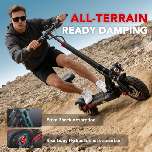 Electric Scooters for Adults with seat,25-30mph Fast Speed,