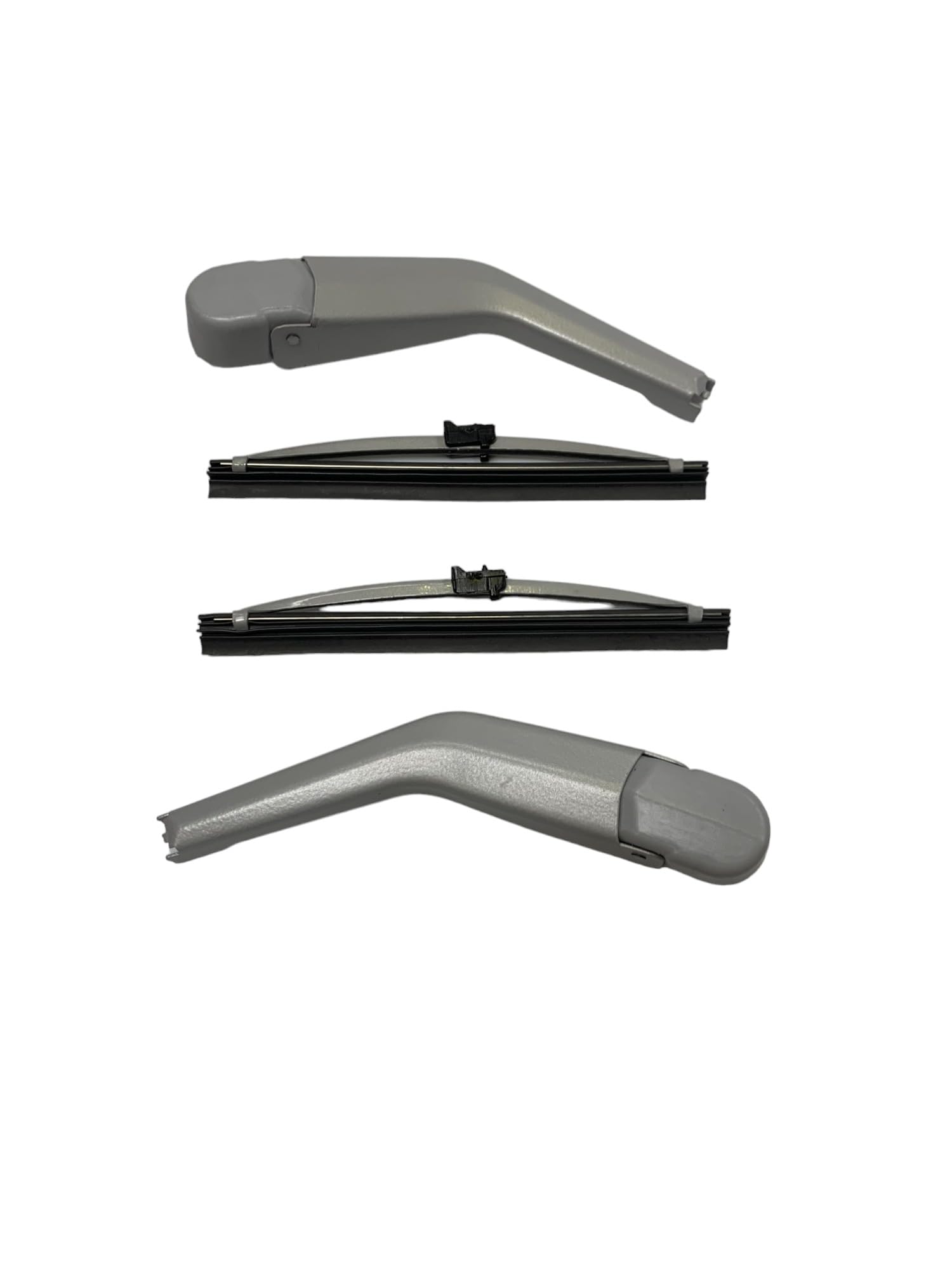 For Mercedes W126 W201 190e 190d Europan Headlight Wiper Set 4 Piece Gray 1.8 2.0 2.3