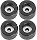 Adam Hall Hardware 4904 M4 AH - 4er Set Gummifuß 25 x 15 mm schwarz im Beutel