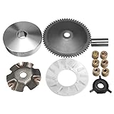 Material: metal MOMOALA Alamor Embrague para Gy6 49Cc 50Cc Variador Scooter Ciclomotor ATV Go Kart Motor De Ventilador De Rodillos