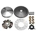 MOMOALA Alamor Embrague para Gy6 49Cc 50Cc Variador Scooter Ciclomotor ATV Go Kart Motor De Ventilador De Rodillos