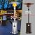 GarveeLife Stainless Steel Propane Patio Heater,48000BTU Outdoor Gas Heater with Ignition Systems and Wheels, Deck Heater for Backyard Garden Restaurant Cafes,Double-Layer Burner,Cover Up 200 Sq.ft