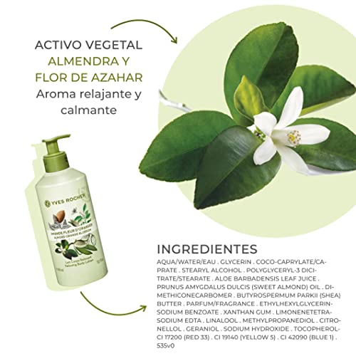 Yves Rocher Relaxing Body Lotion, Almond Orange Blossom, 390ml - Image 2