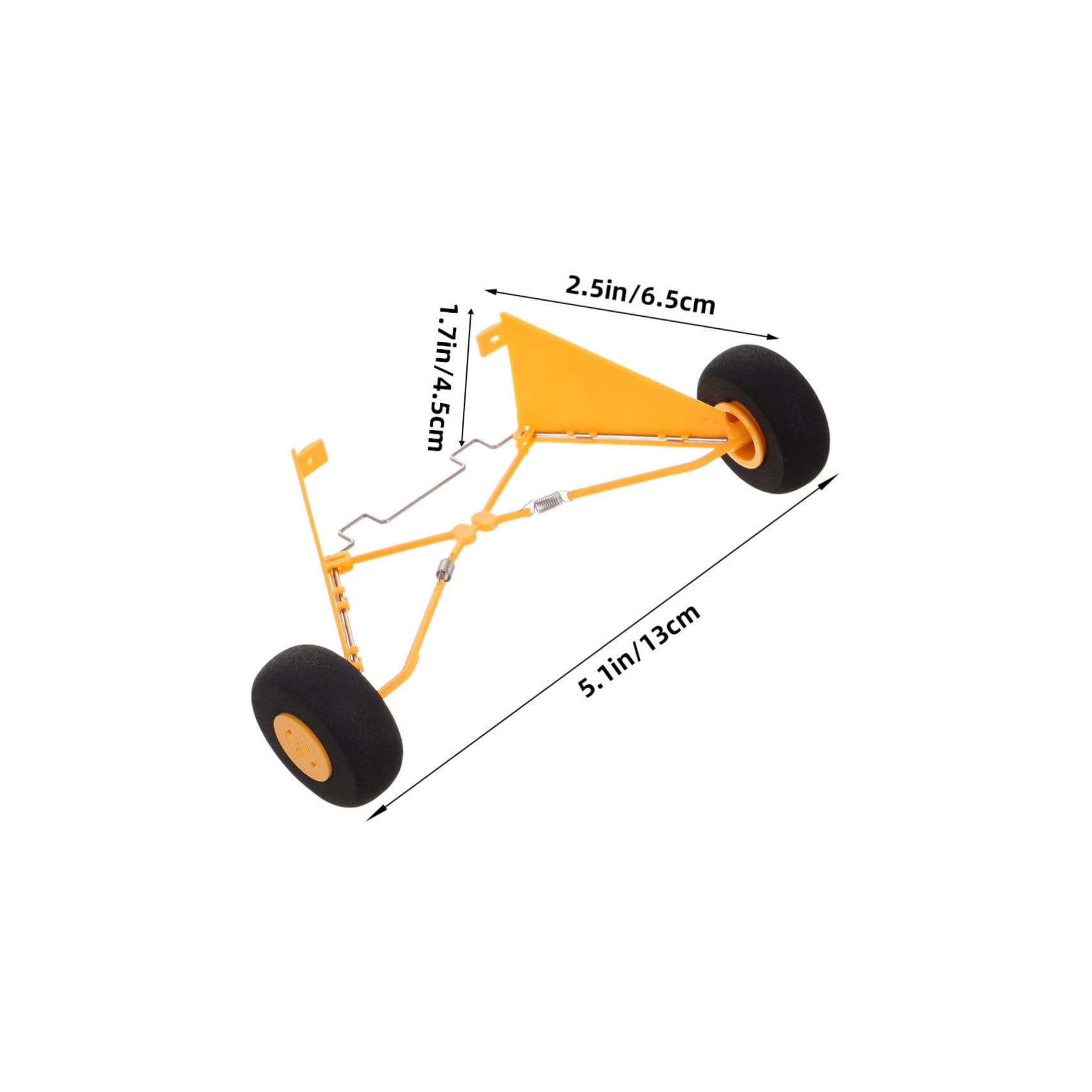 Toddmomy Rc Plane Replacement Parts Aircraft Model Landing Gear Easy Install Enhanced Stability