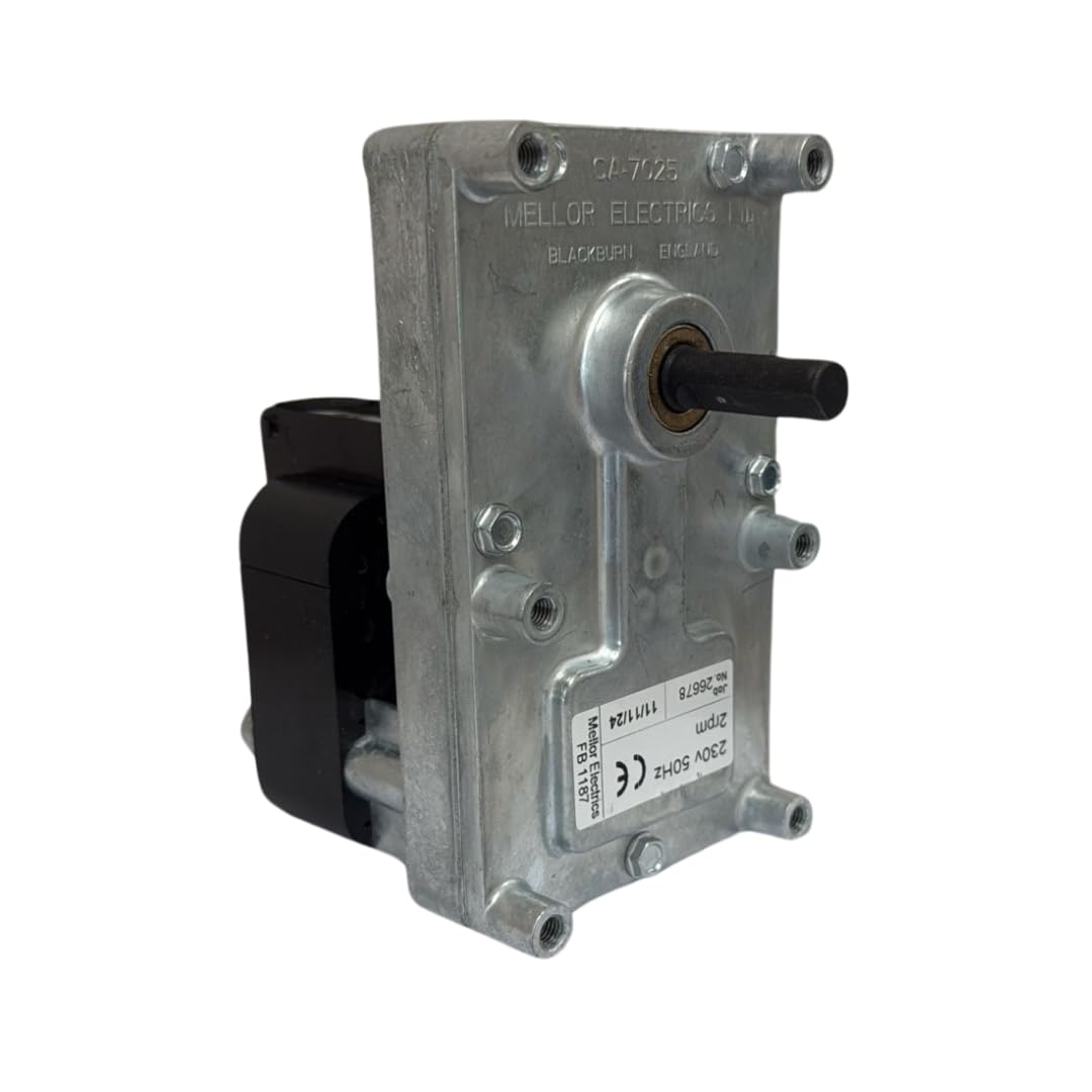Motoriduttore Mellor Fb1187 Stufa A Pellet T3 2rpm 25mm Al.8,5mm Nordica Lincar