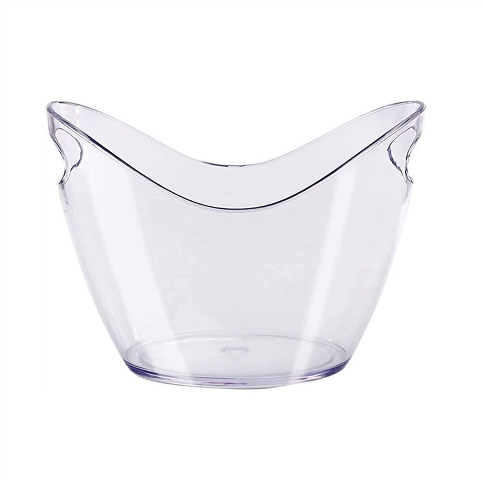 Cubeta​para Hielo, Cubos de Hielo Cubo de Hielo de plástico Transparente Simple 4L Estante de Almacenamiento de Botellas de Vino, champán y Cerveza para Cubo de Hielo Cubo de Bar Cubo de champán