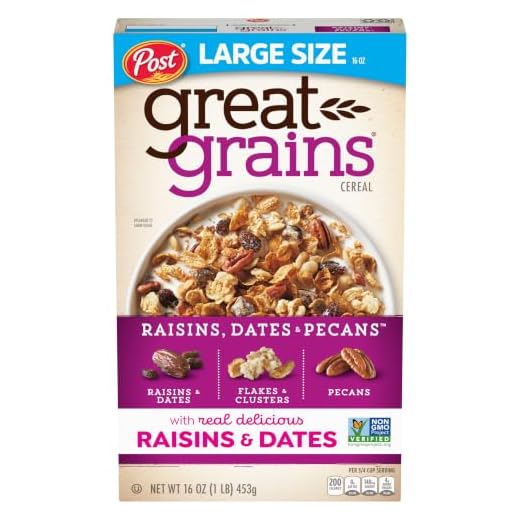 Post Great Grains Raisins, Dates & Pecans Whole Grain Cereal, 16 Ounce