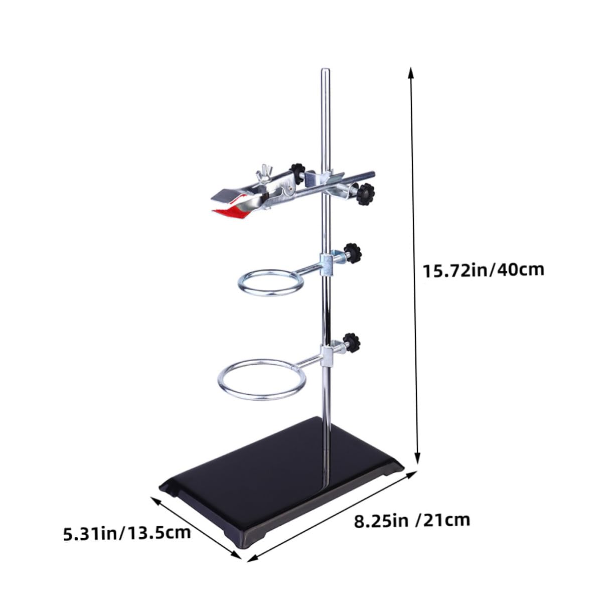 POPETPOP Support à Pince Support Annulaire Porte-entonnoirs Matériel De Laboratoire Acier Inoxydable