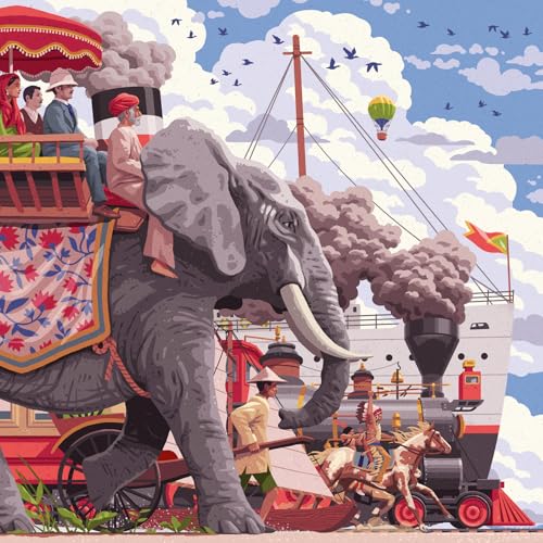 Ravensburger - Puzzle 750 pièces - Art&Soul - Le Tour du Monde en 80 Jours