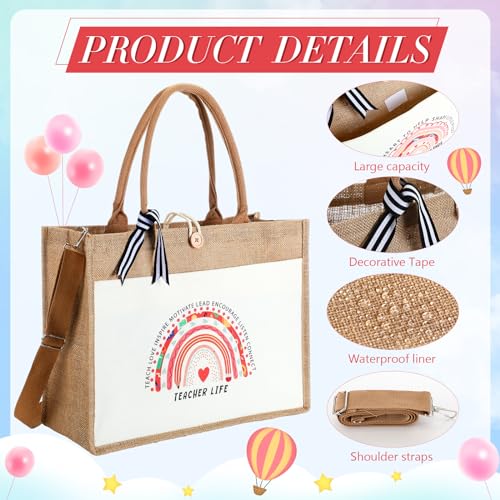 4 Bolsas Tote de Lona para Apreciación de Maestros miniatura 5