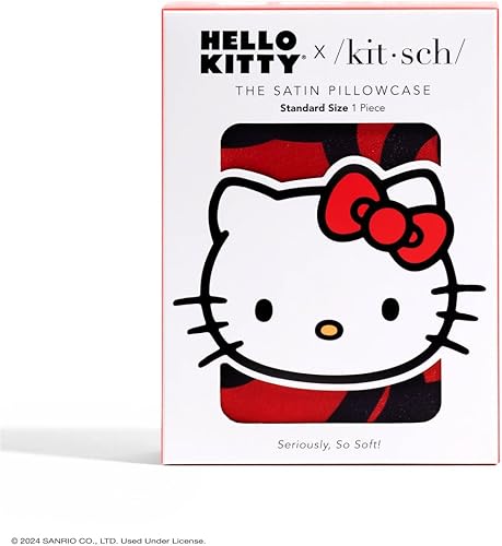 Vista 167 de Kitsch x Elf - Funda de almohada de satén con cremallera de tamaño queen/estándar, para el cabello y la piel, funda más suave que la seda, lavable a