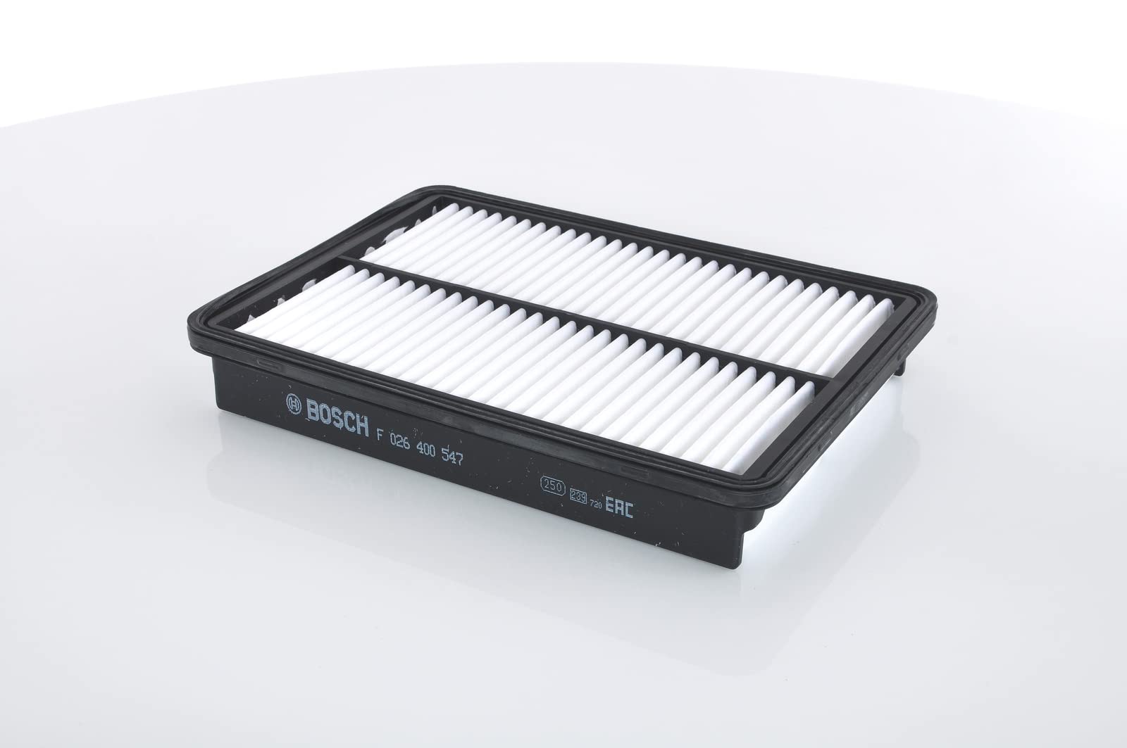 Filtre à Air Auto Bosch S0547 (F026400547) - Haute Filtration, Média Imprégné, Conforme Pièces D'origine