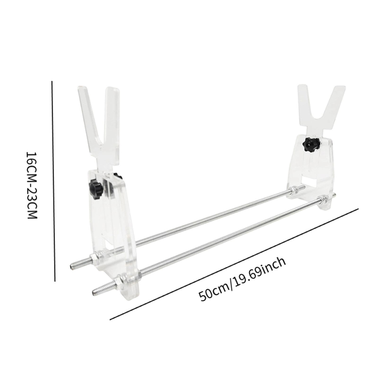 Gralara Soporte para Juguetes Acrílico con Organizador de Modelos Base Transparente Ajustable de Altura Fácil Ensamblaje Adecuado para Coleccionistas en, Claro